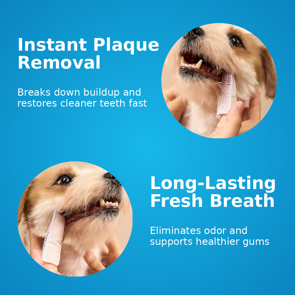 Clawverse Pet Dental Wipes